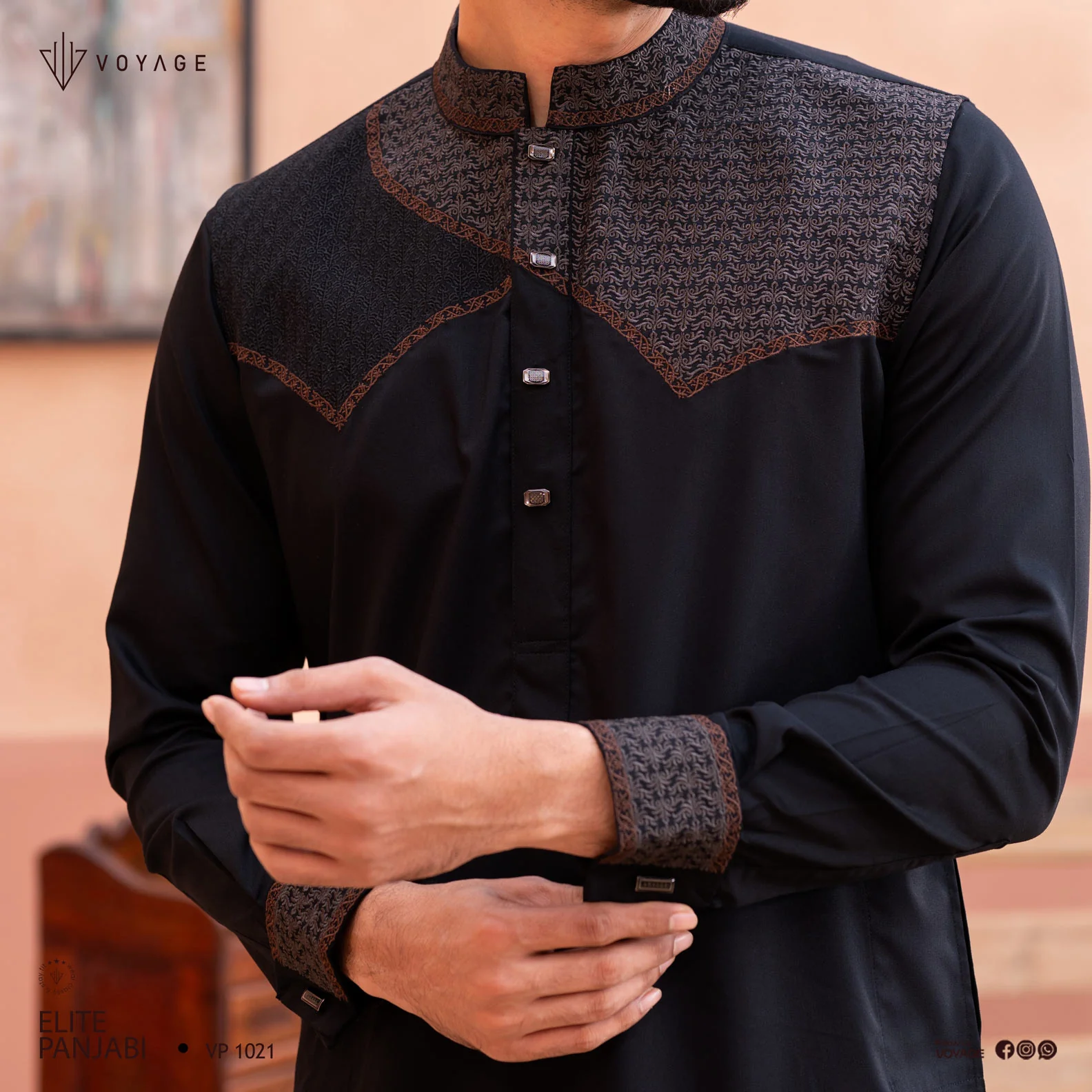 Luxury Panjabi-1021 - Image 3