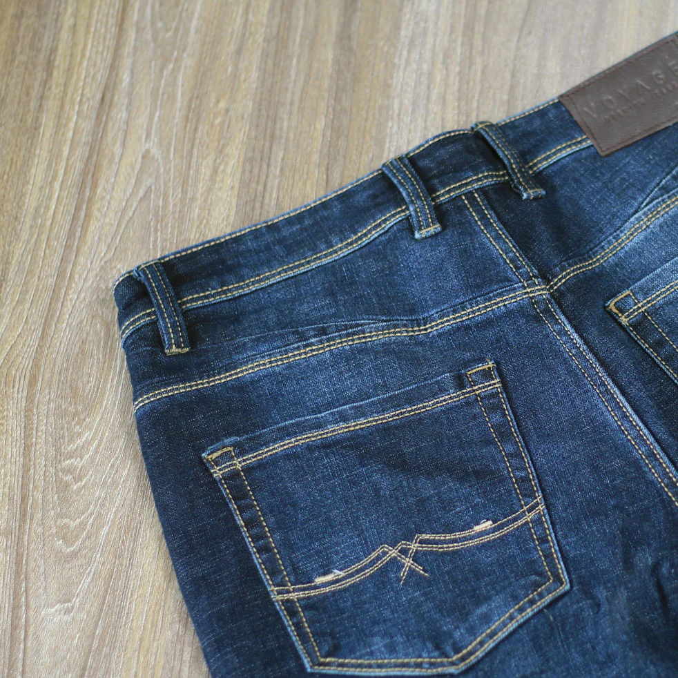 Skinny dark blue jeans - Image 4